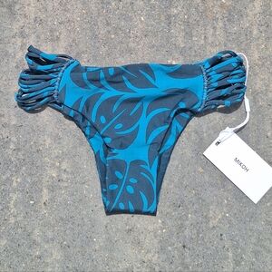 Mikoh Perth Tropical Blue Bikini Bottom